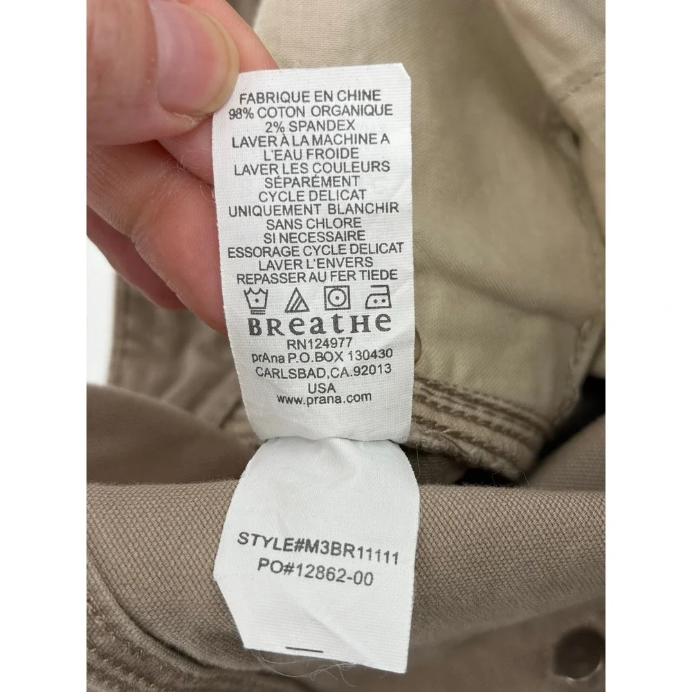 Prana bronson khaki